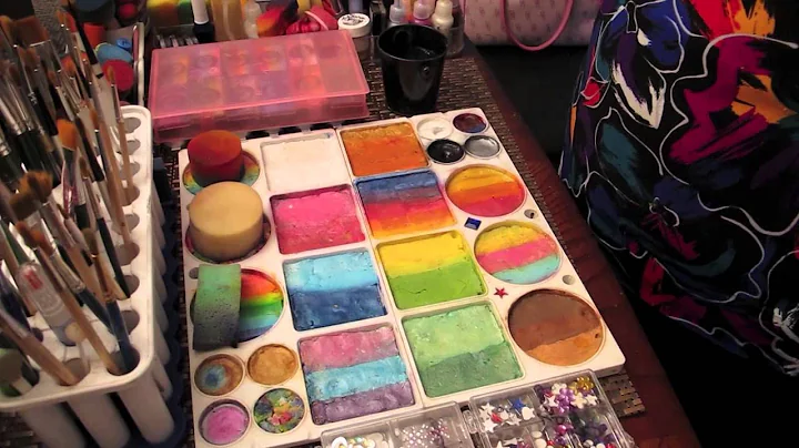 Face Painting Set-Up by Susan Billings