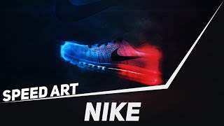 Photoshop Speed Art #60: Nike Poster | BazDZN @BazDZN