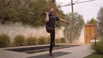 Loaded Strength (Dumbbell Single Leg Curl - Overhead Press)