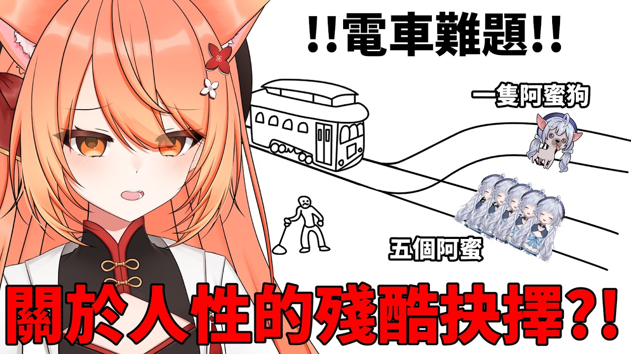 【 #電車難題 】人性殘酷的選擇會有多殘酷!!!! | #MalaysiaVtuber #馬來西亞Vtuber【秋月イノリ | 秋月祁】 | MYViki