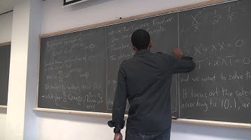 Math 391 Lecture 23 - Separation of Variables for PDEs and the Heat Equation