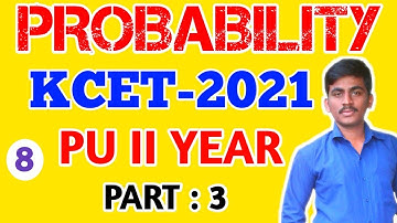 2nd PU PROBABILITY  KCET 2021 PART 3