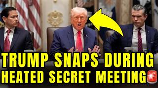 Trump Stunned As His Ally Revolts During Closed Door Meeting