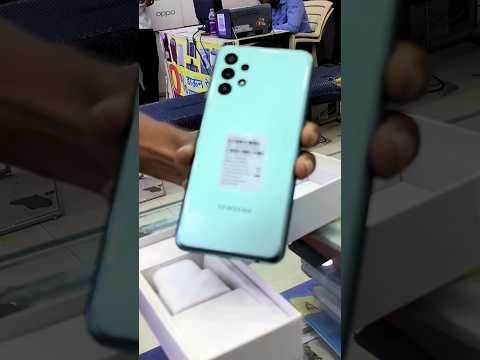 VERY PREMIUM LOOK AT AFFORDABLE PRICE \\SAMSUNG A13 GREEN COLOUR #newphone #unboxing #shortsvideo