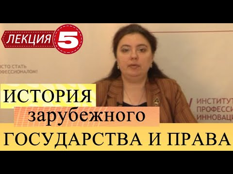 История государства и права зарубежных стран. Лекция 5. Государство и право Азии в Средние века.