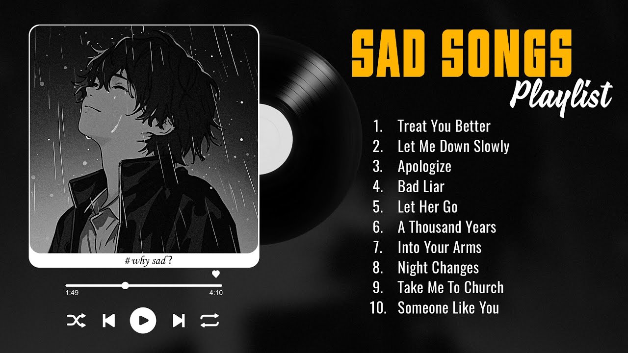 Best Sad Love Songs Playlist - Slowed and Reverb Songs Playlist - Sad Songs That Make You Cry 1 Hour