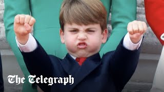 video: Prince Louis once again steals the show on Buckingham Palace balcony