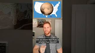 Pluto is Smaller than the US! #shorts