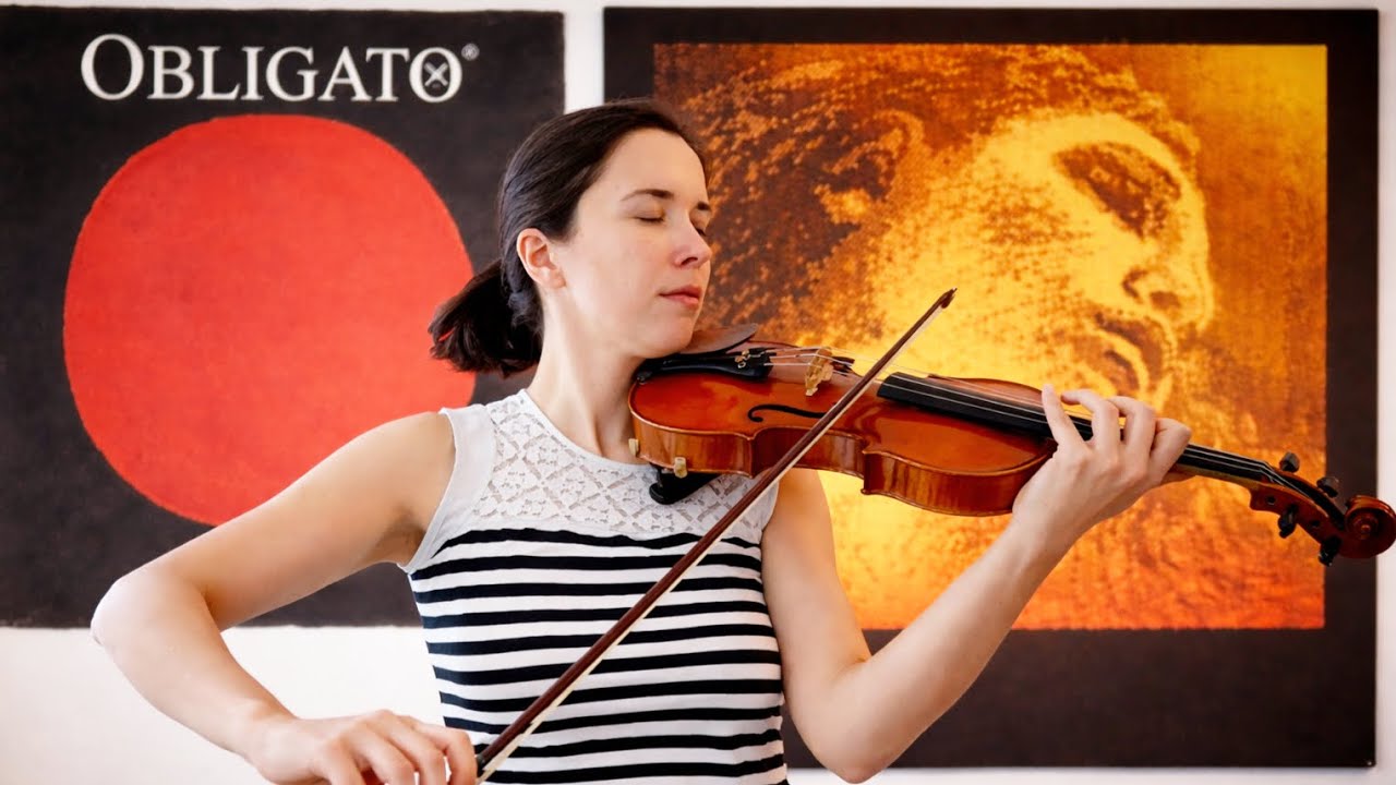 Obligato vs Evah Pirazzi Gold – Violin Strings Comparison (Scales & Jazztune "Corcovado")