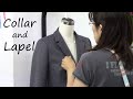 How to sew a collar and lapel of a jacket