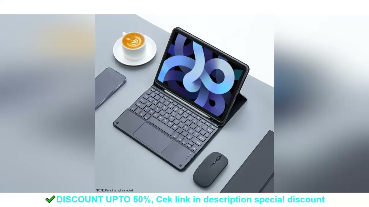 SALE Magic keyboard Wireless Mouse For iPad 9th Generation Case 2021 iPad 10.2 7th 8th Gen Cover iPa