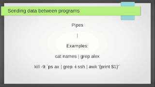 Learn Linux: Become An Unix Master - Pipes and Redirection
