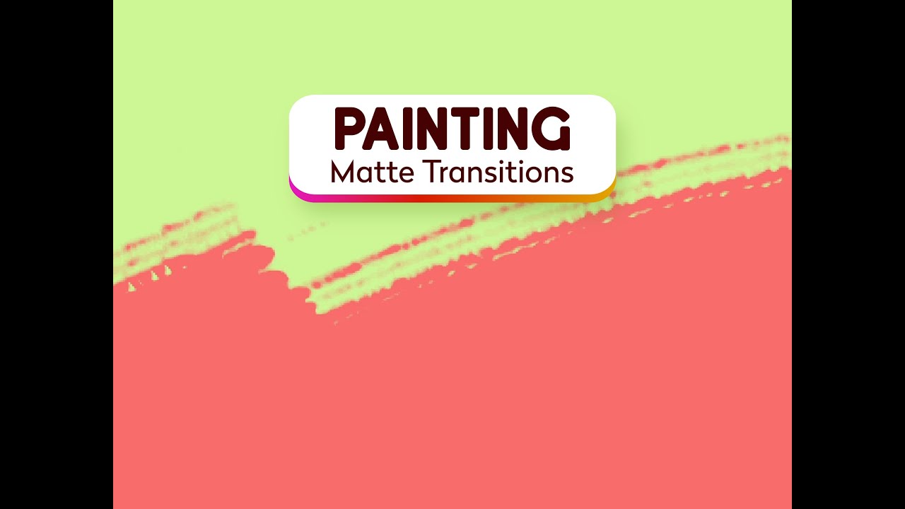 Brush Stroke Matte Transitions: Artistic Animated Stream Assets (webm ...