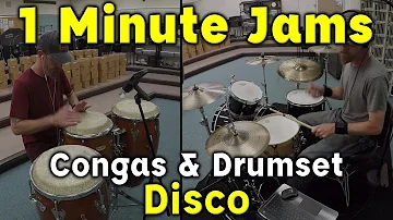 1 Minute Jams (Congas & Drumset - Disco)