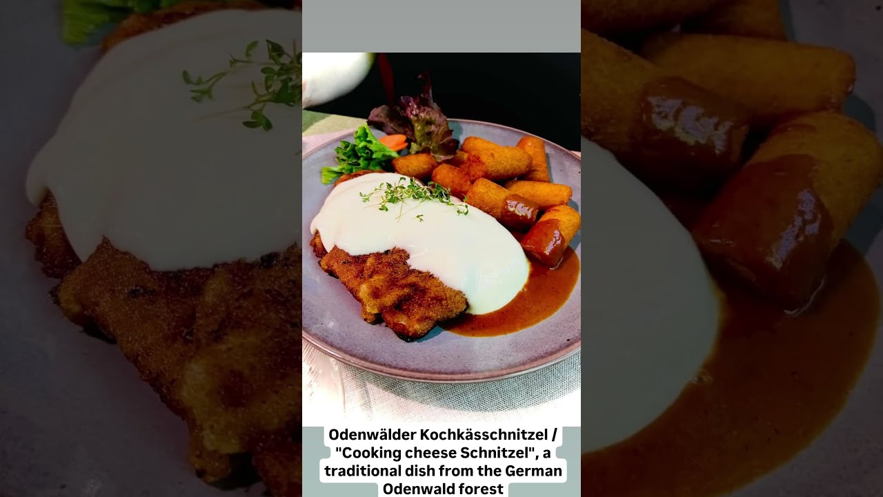 Odenwälder Kochkäse-Schnitzel (Beispiel aus Birkenau-Buchklingen)/ A ...