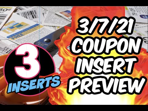 3/7/21 COUPON INSERT PREVIEW | 3 INSERTS! BOGO COUPONS & MORE!