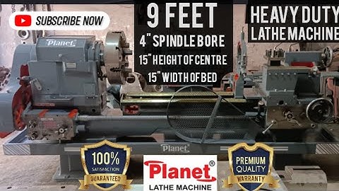 Heavy Duty Lathe Machine | 9 Feet Heavy Duty Lathe | Lathe Machine | Yogi Machine Tools Rajkot