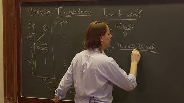 OpenStax AP Physics Chapter 3.4: Uneven Projectiles