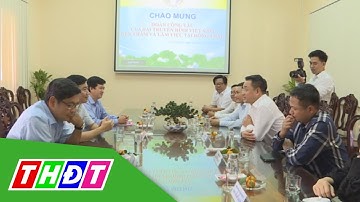 Lãnh đạo tỉnh Đồng Tháp tiếp đoàn công tác Truyền hình Việt Nam | THDT