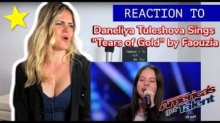 Voice Teacher Reacts to Daneliya Tuleshova Sings 'Tears of Gold' by Faouzia  America's Got Talent