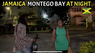 What you See & Hear In the Streets of Jamaica Montego bay at Night !