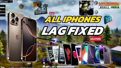 IOS 18 BGMI LAG SOLUTION🔥 5 Tips | iphone XR,11,12,13,14,15 LAG FIXED 100% | iOS 18 BGMI Lag