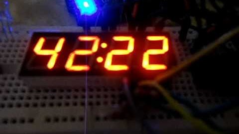 7-segment-clock on Arduino