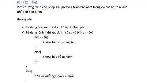 #MOB1014 Java 1 Lab 2 Bài 1 Hướng Dẫn Sử Dụng ChatGPT để code bài giải phương trình bậc nhất