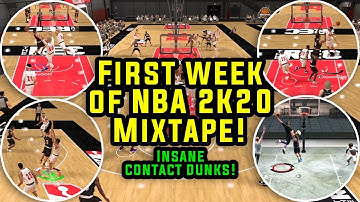 INSANE FIRST WEEK OF NBA 2K20 MIXTAPE! 6