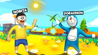 DORAEMON And NOBITA Went To Holiday In HFF 