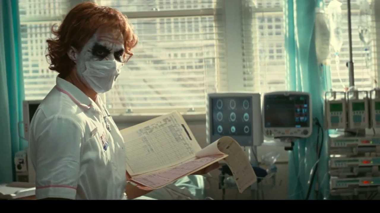 Joker and Harvey Dent//Hospital Scene// YouTube