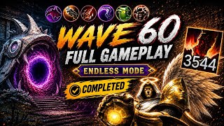Tide Siege Endless Mode Wave 60 Completed with Aldous | Full Gameplay