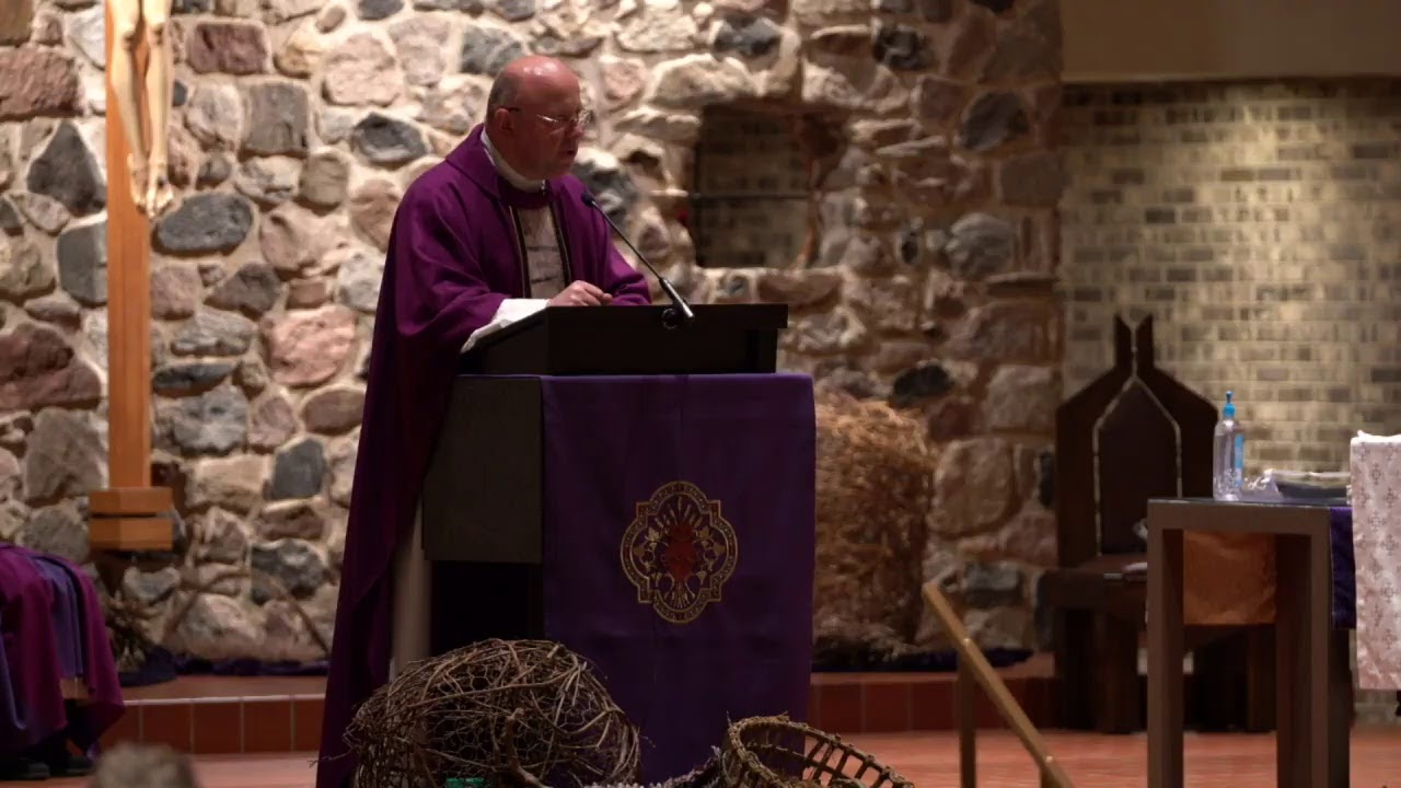 Polish Mass recorded March 13, 2021, from St. John Brebeuf Catholic