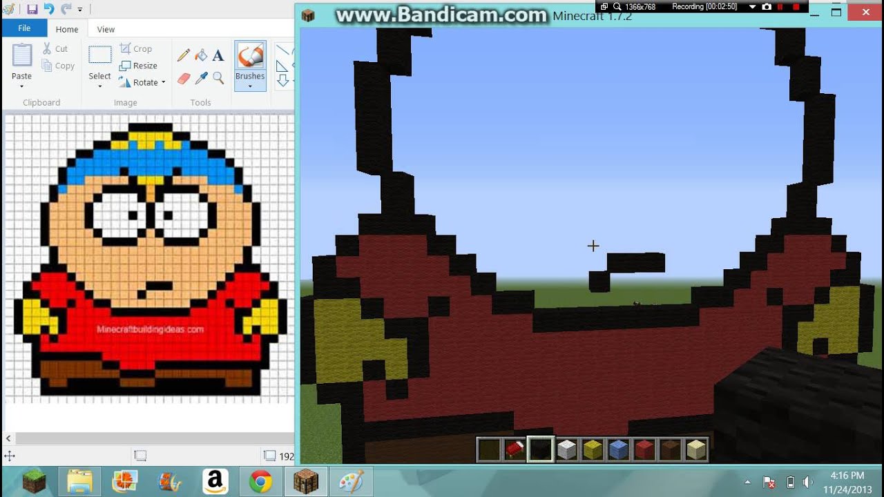 Cartman Pixel Art Tutorial: Part 2 - YouTube
