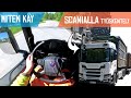 Auto vaihtui kesken päivän - upouuteen Scaniaan