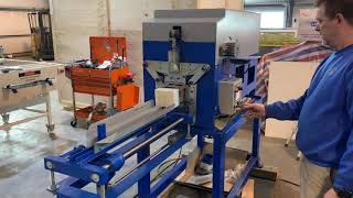 Industrial downspout elbow machine 4x5
