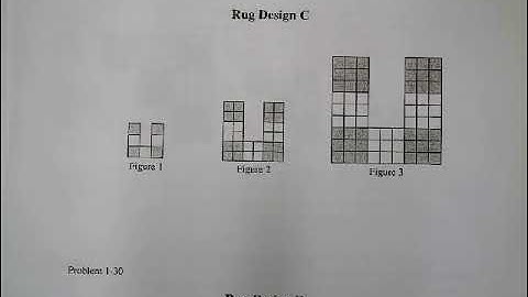 CPM Integrated II Lesson 1.2.2 Perimeter and Area of Enlarging Patterns
