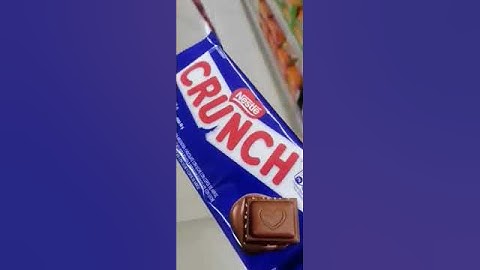 Nestle Crunch Chocolate #shortsvideo #chocolate #sweet #crunch