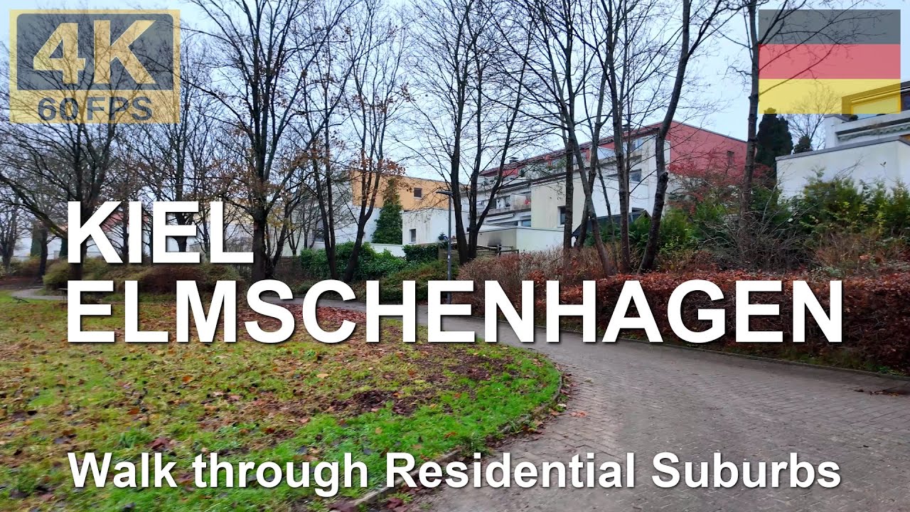 KIEL, Germany 🇩🇪 in 4K | 2026 | Walk from City Border to Suburbs