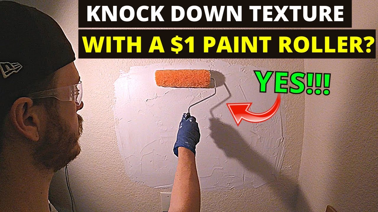 Easy Diy Knockdown Texture With A Paint