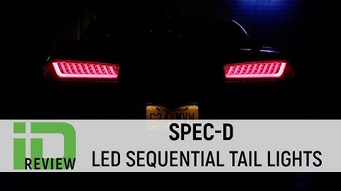 Spec-D LED Sequential Taillights for 16-18 Camaro Review
