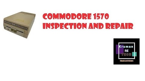 Commodore 1570 repair and inspection