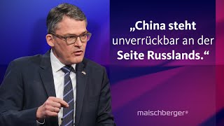 Kann China im Ukraine-Krieg vermitteln? Gesine Schwan und Roderich Kiesewetter | maischberger