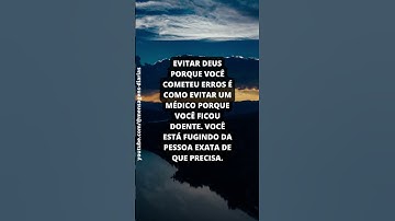 NÃO FUJA DE DEUS, ELE É A SOLUÇÃO । #mensagemdedeus #jesus #deus