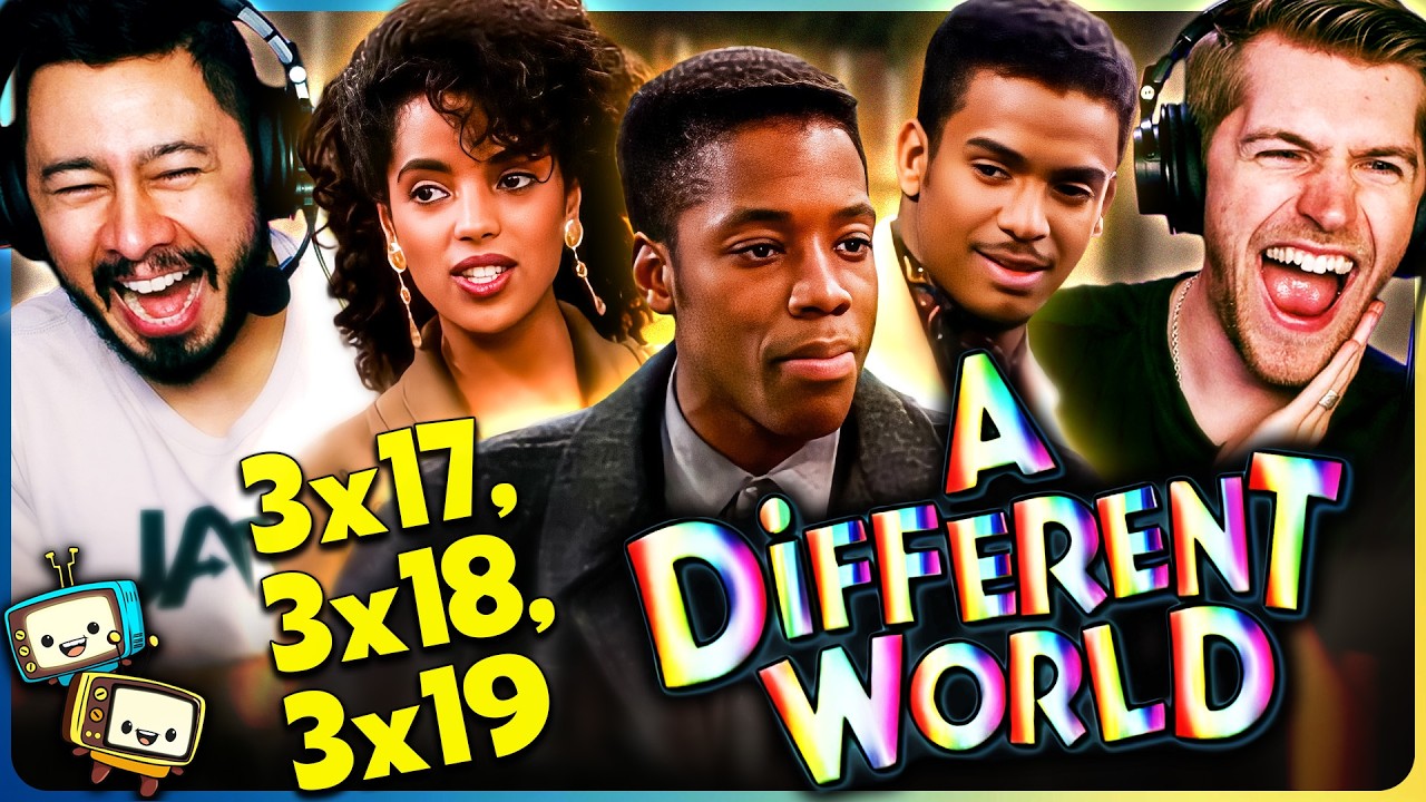 A DIFFERENT WORLD 3x17, 3x18, & 3x19 Reaction! | Jasmine Guy, Kadeem Hardison, w/ Jaby Koay