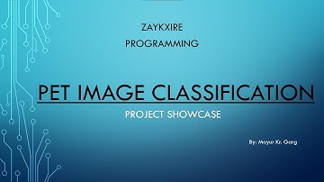 Pet Image Classification using CNN in tf.keras - Project showcase
