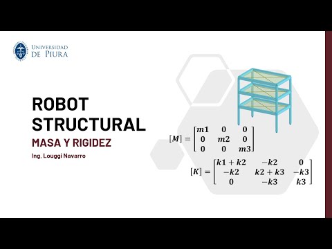 ROBOT STRUCTURAL - MASA Y RIGIDEZ