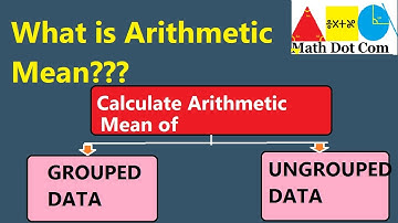 Arithmetic Mean of Grouped and Ungrouped Data | Math Dot Com