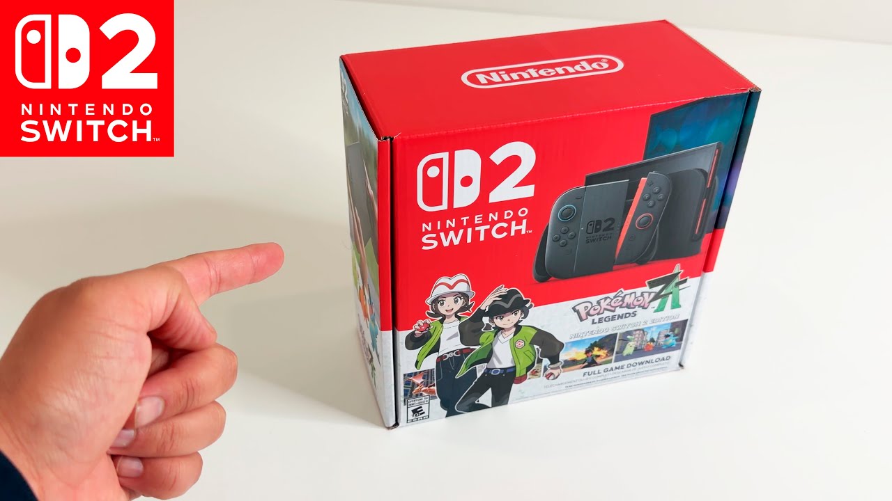 Nintendo Switch 2 Pokémon Legends: ZA Console Bundle | Unboxing