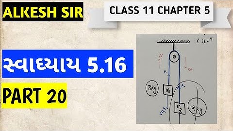 exercise 5.16 CLASS 11gm  PHYSICS part 20  BY ALKESH SIR AARADHYA CLASSES
